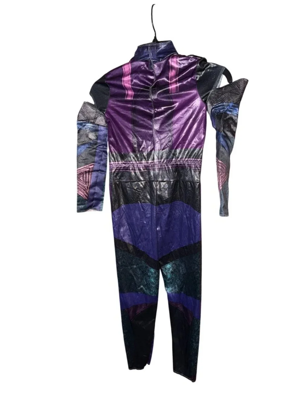 Disney Descendants 3 Mal Costume Kids Size Small 4-6X Purple Jumpsuit Outfit